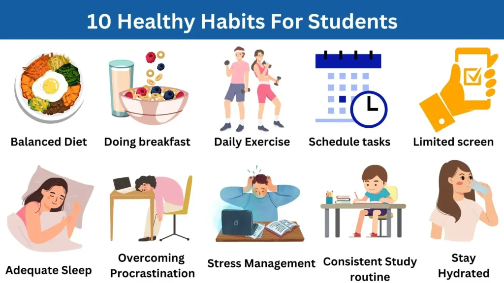 10 healthy habits for students for students