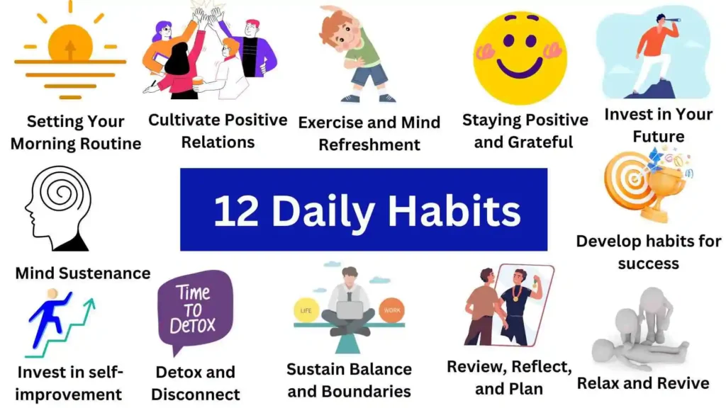 12 daily healthy habits to have