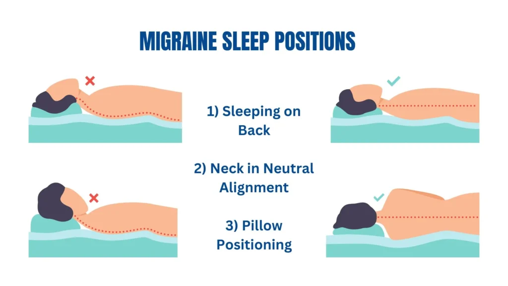 migraine sleep position