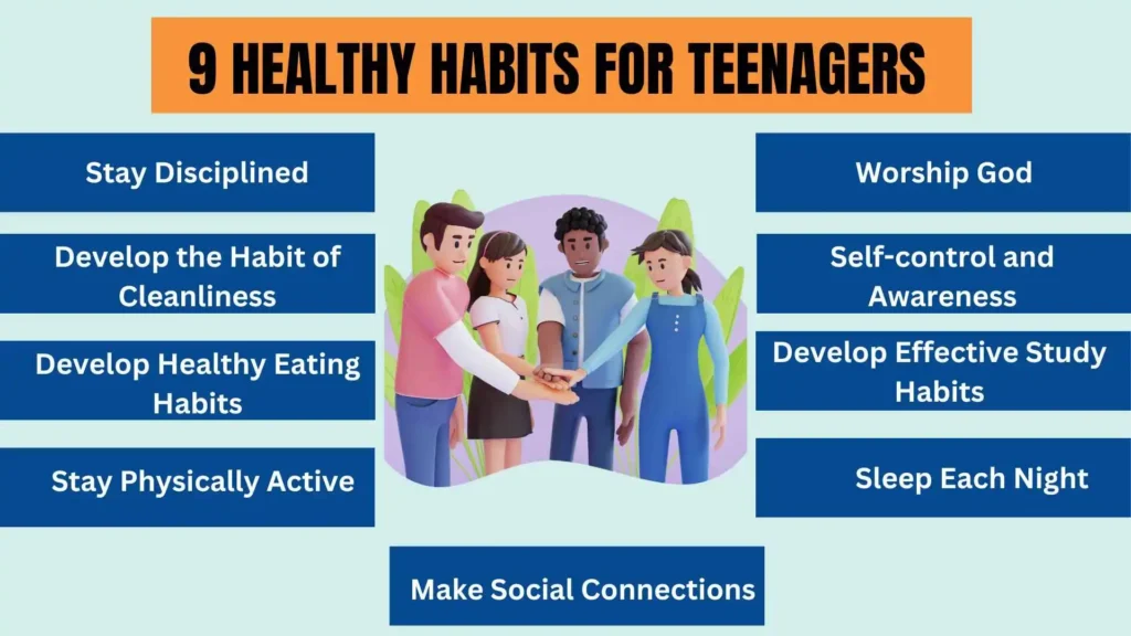 9 healthy teenagers habits